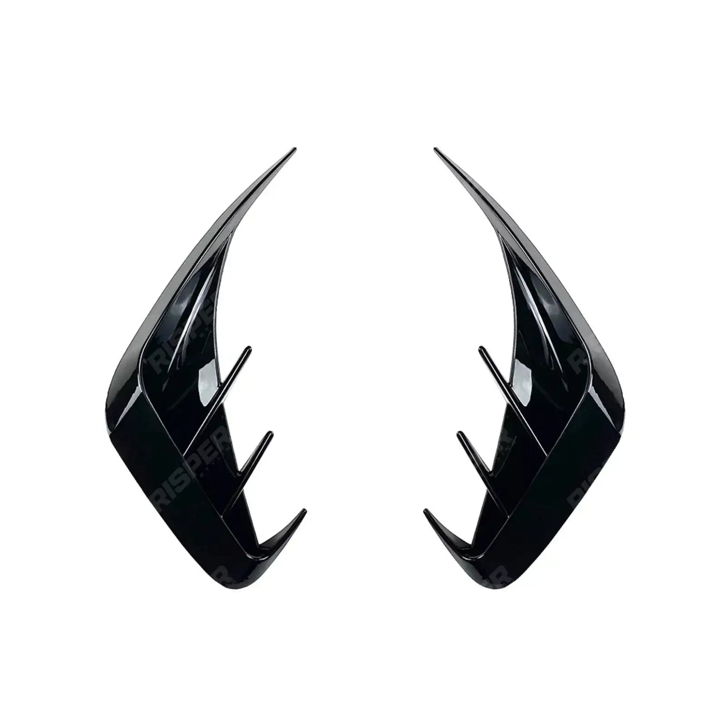 BMW 3 SERIES G20 M SPORT PRE LCI 2019-2022 REAR BUMPER SPORT VENTS IN GLOSS BLACK