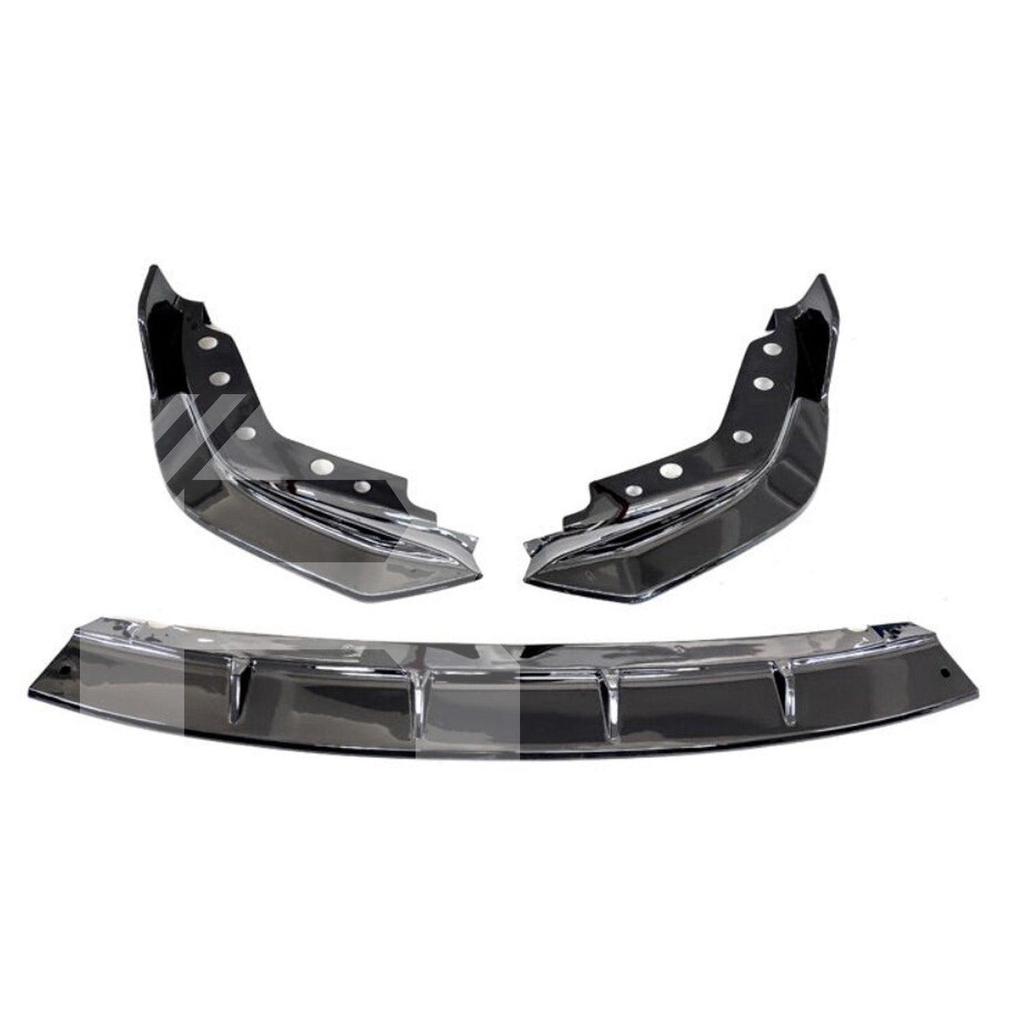 BMW 3 Series M Sport G20 2018-2022 (Pre-LCI) Gloss Black 3-Piece Front Splitter V2 - TMC Motorsport