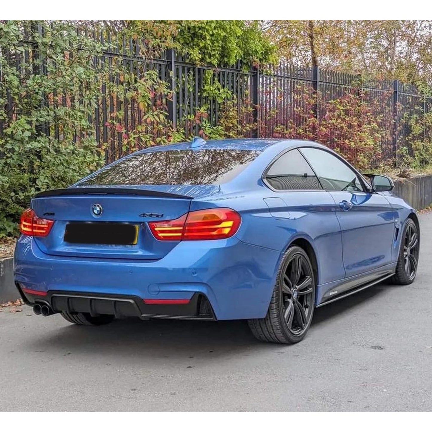 Bmw 4 Series F32 F36 M Sport 2014-2020 Rear Diffuser In Matte Black 00___ - TMC Motorsport