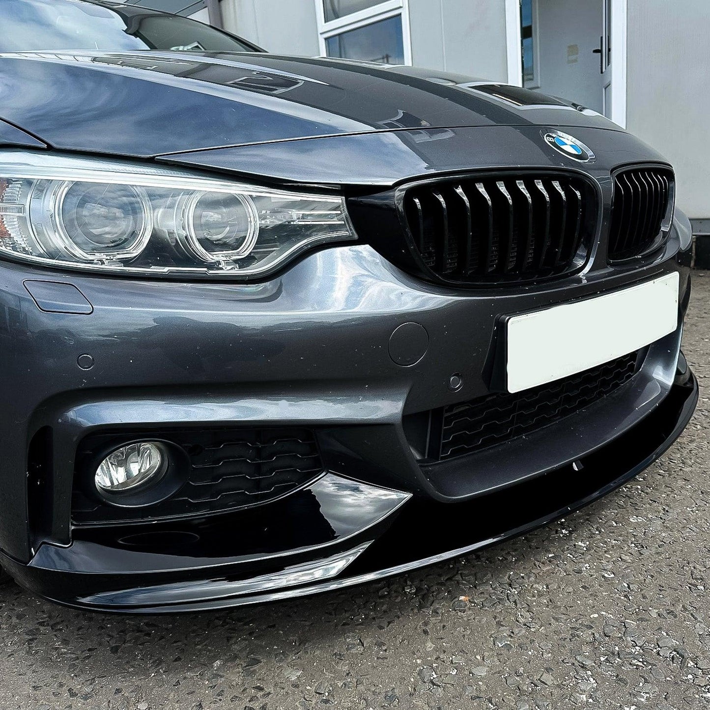 BMW 4 Series F32/F36 M Sport Front Splitter in Gloss Finish - TMC Motorsport