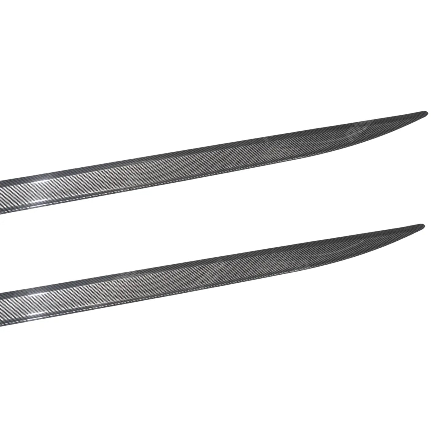 Bmw 4 Series G22 M Sport 2020+ Side Skirt Splitters In Carbon Look