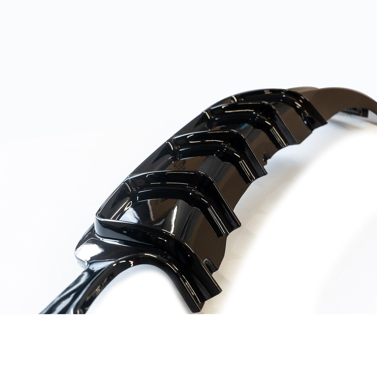 BMW 4 Series M Sport F32 F36 - Gloss Black Rear Diffuser Single Side Dual Tip - TMC Motorsport