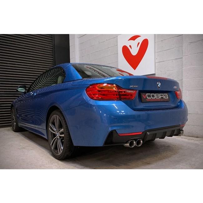 Cobra Sport BMW 435D (F32/F33/F36) Quad Exit M4 Style Performance Exhaust Conversion - TMC Motorsport