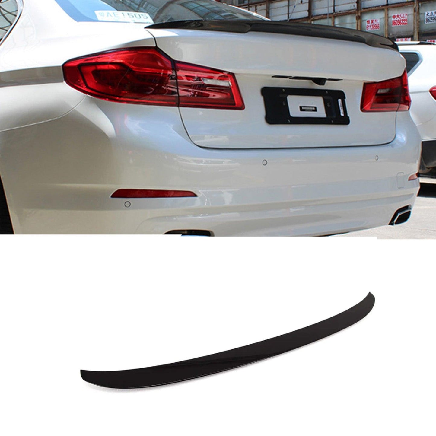 BMW 5 Series G30 G38 Gloss Black Rear Spoiler - TMC Motorsport