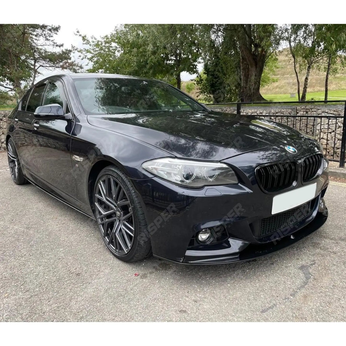 BMW 5 Series M Sport F10 2010-2017 - Front Splitter - Gloss Black