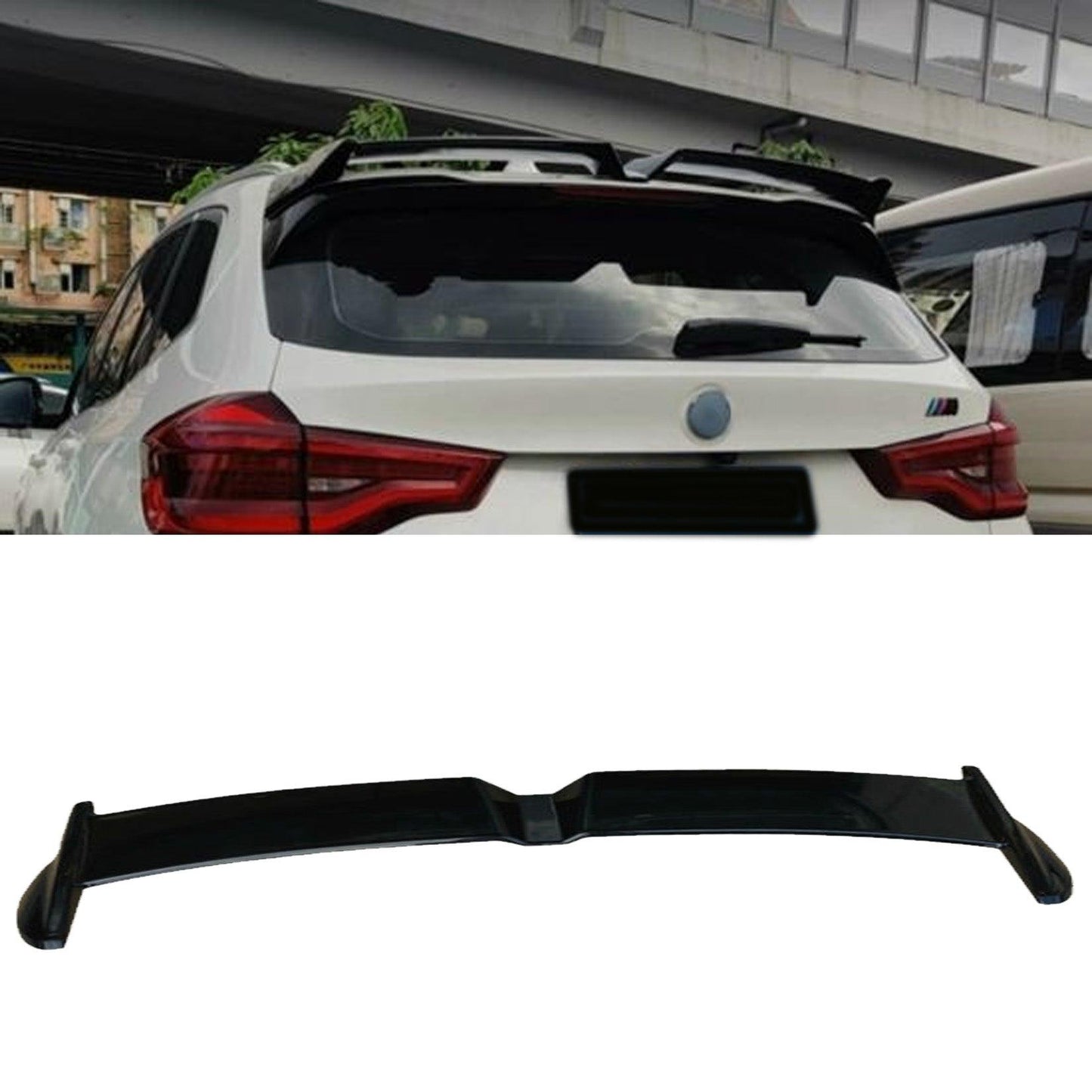 BMW X3 G01 2018-2021 M Sport R Style Rear Spoiler in Gloss Black - TMC Motorsport