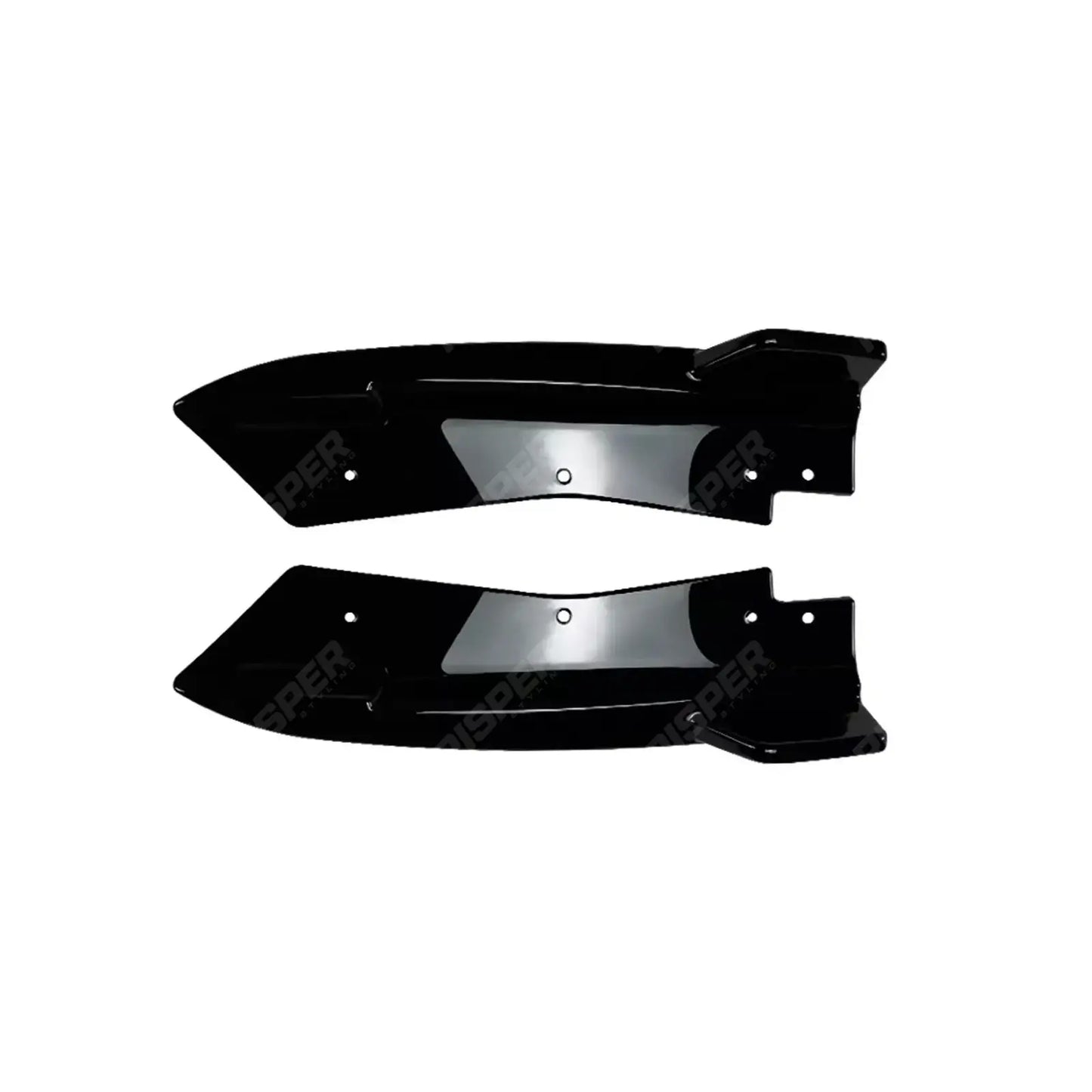 BMW X3 G01 LCI 2022+ M-Sport Rear Bumper Corner Splitters In Gloss Black