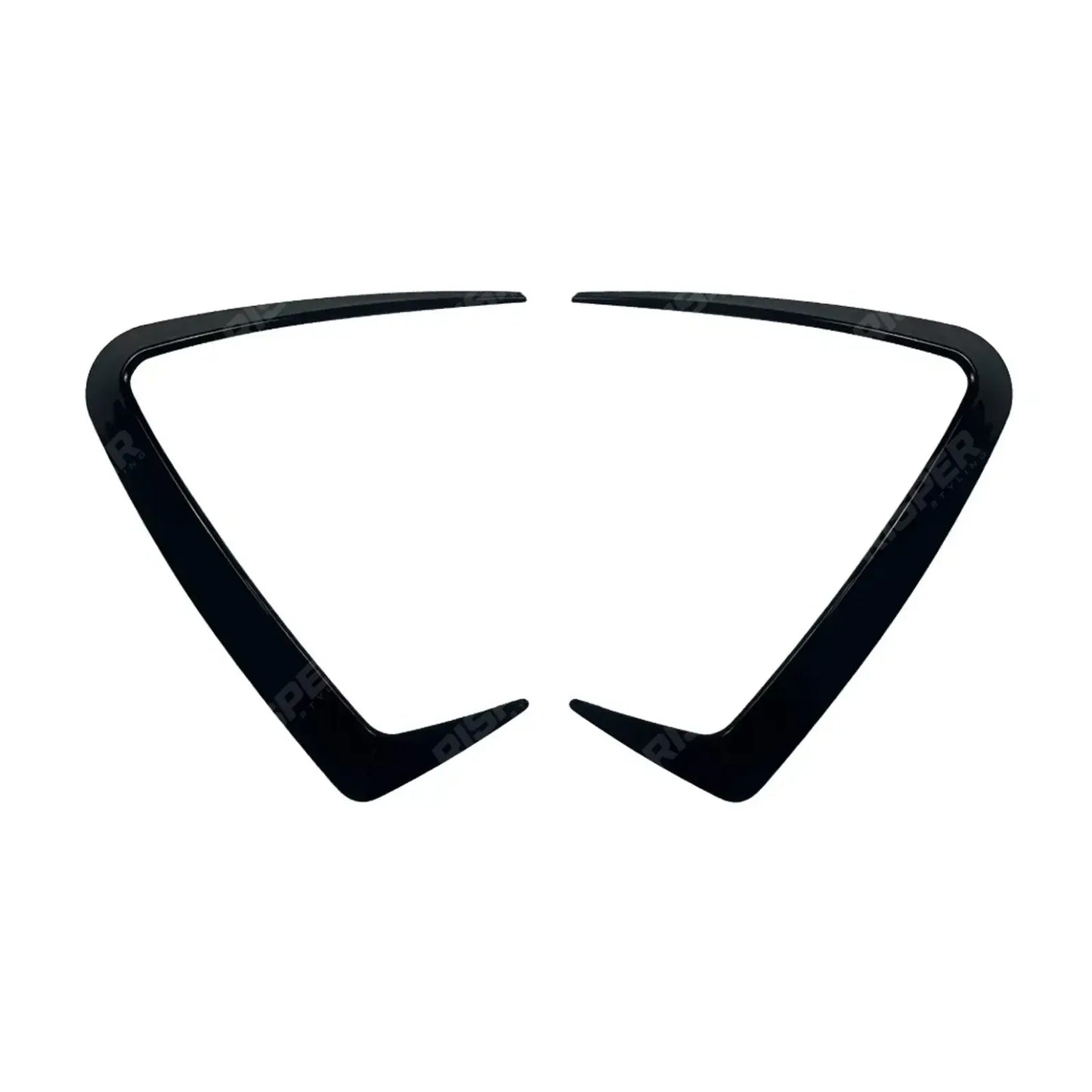 BMW X3 G45 2025+ M-Sport Front Bumper Canards In Gloss Black