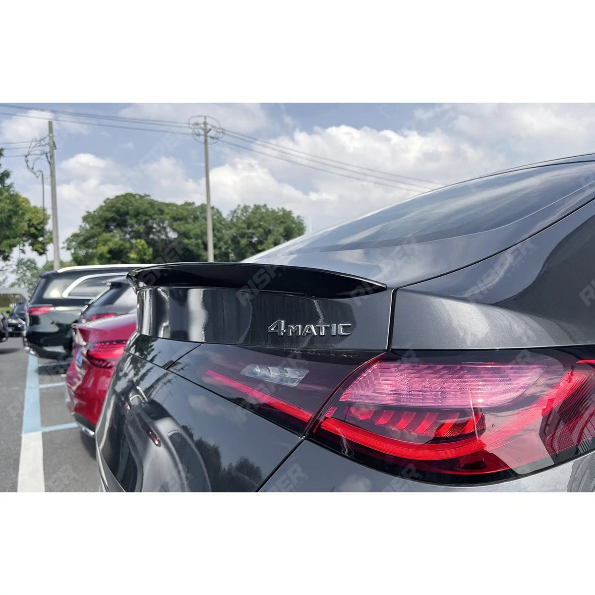 Boot Spoiler in Gloss Black For Mercedes GLC Coupe C254 2023 on