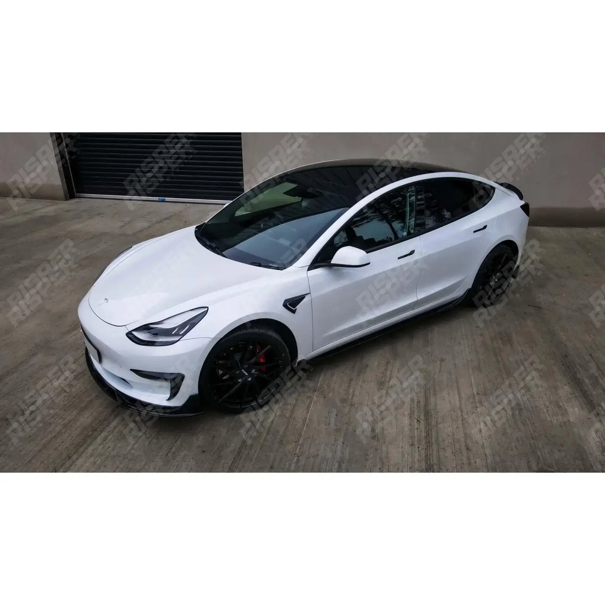 CANARD ACCENTS IN GLOSS BLACK For TESLA MODEL 3 2018 ON