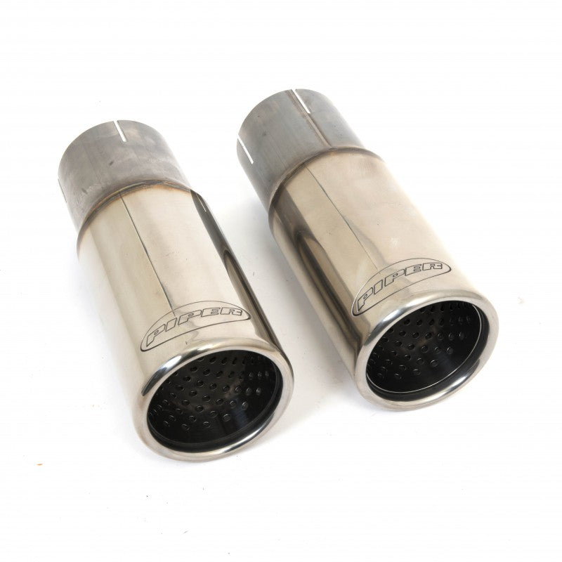 Piper Exhausts Ford Mustang 5.0 V8 GT - Inwardly Rolled Trims - TMC Motorsport