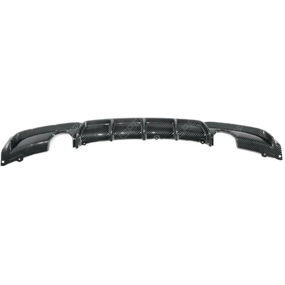Rear Diffuser Carbon Look For Bmw F30 F35 M Sport Single Tip Twin Exit