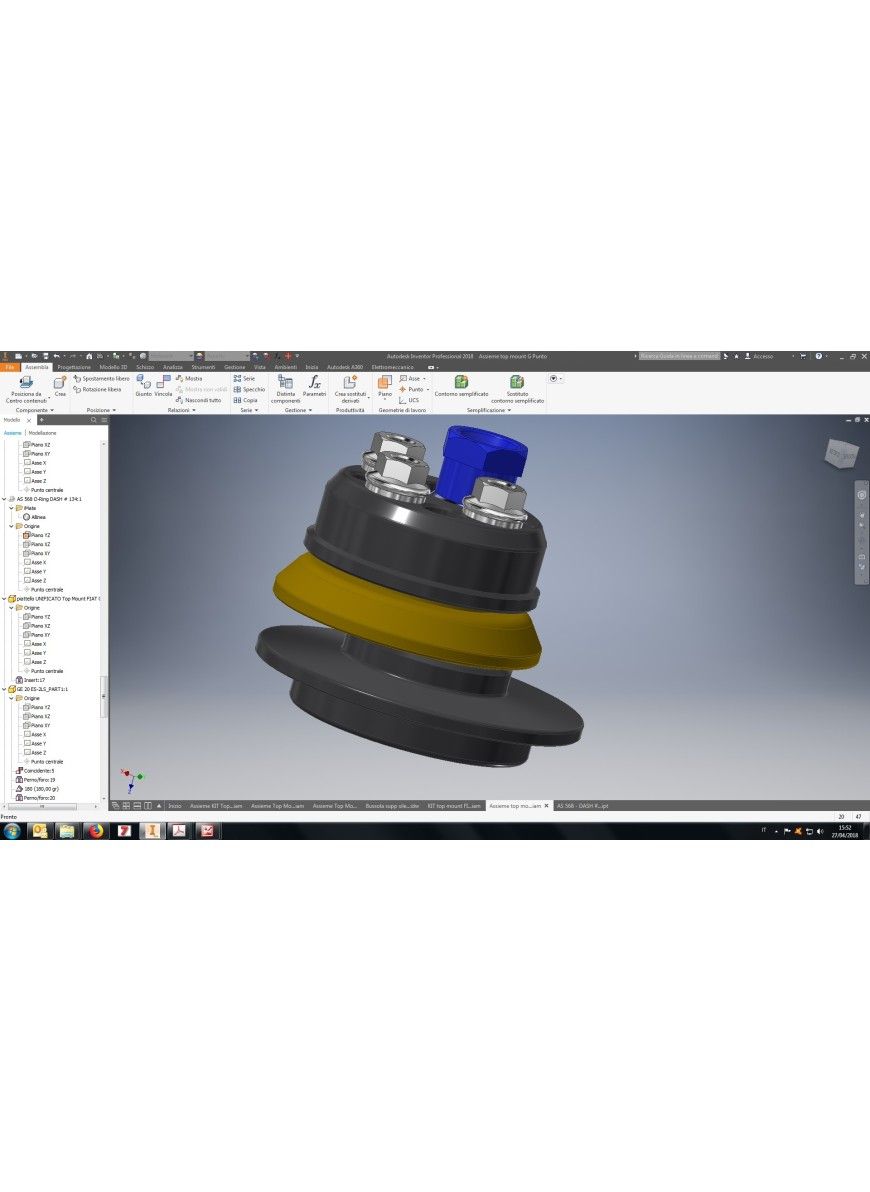 Fiat 500 Abarth USA Model WRS DNA Top Mount Kit - DNA Racing - TMC Motorsport