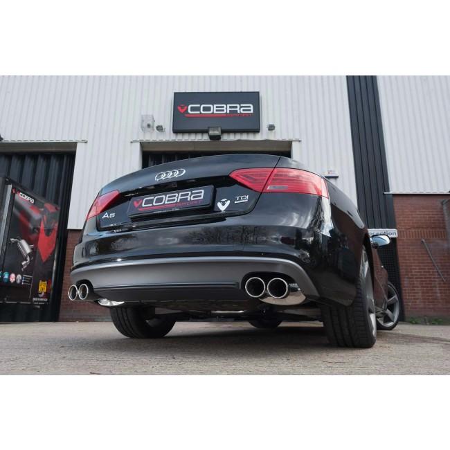 Cobra Sport Audi A5 2.0 TDI Coupe (S-Line) Dual Exit S5 Style Performance Exhaust Conversion - TMC Motorsport
