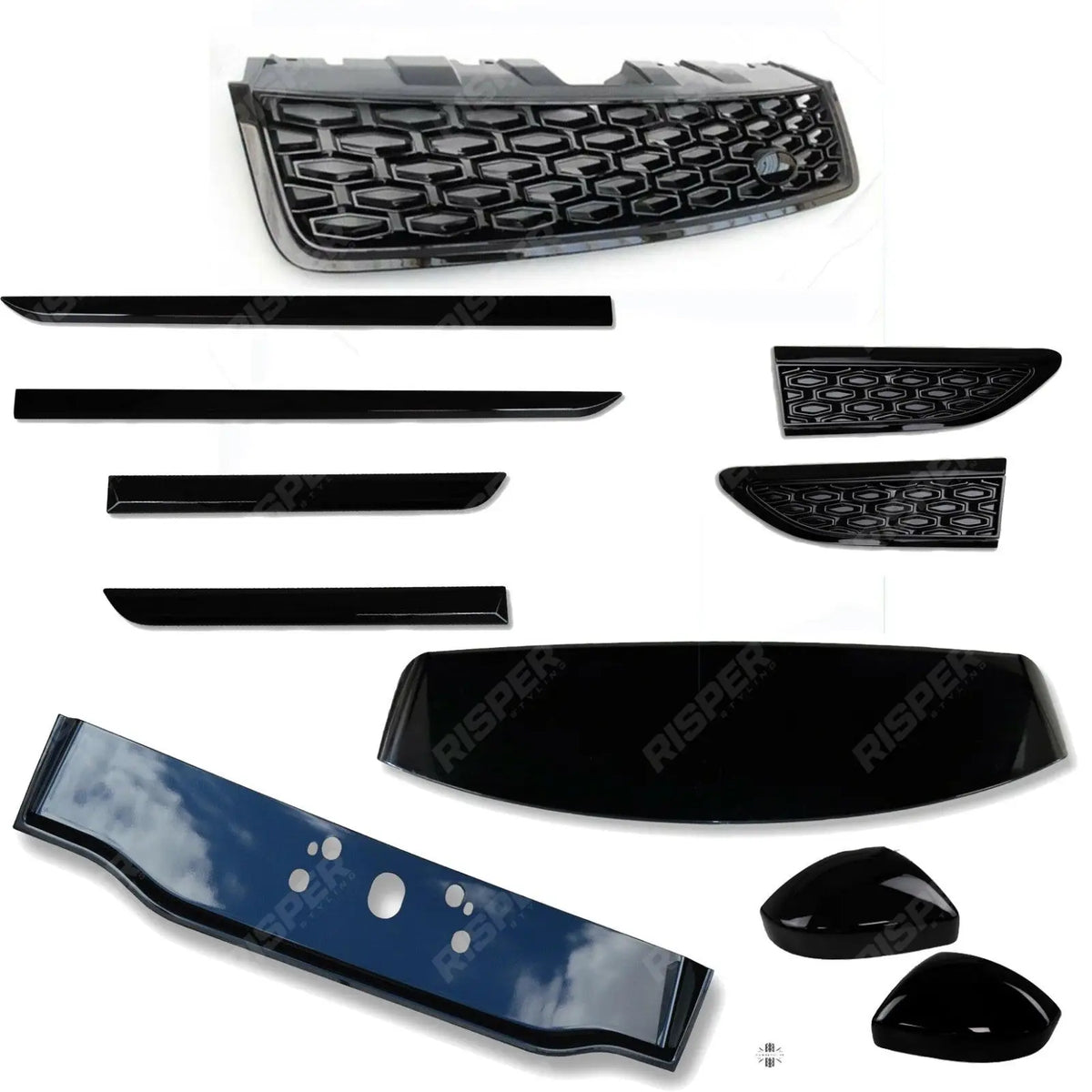 Dynamic Gloss Black Trim Kit For Land Rover Discovery Sport 2020 ON