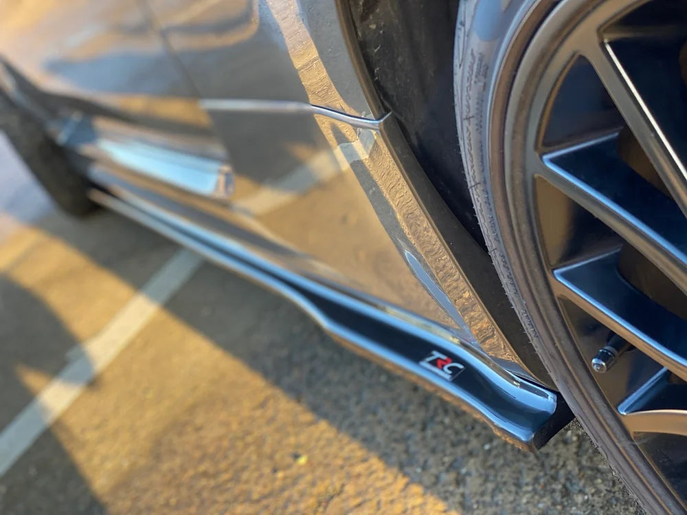 Abarth 500 / 595 / 695 Side Skirt Splitters - Triple R Composites - TMC Motorsport