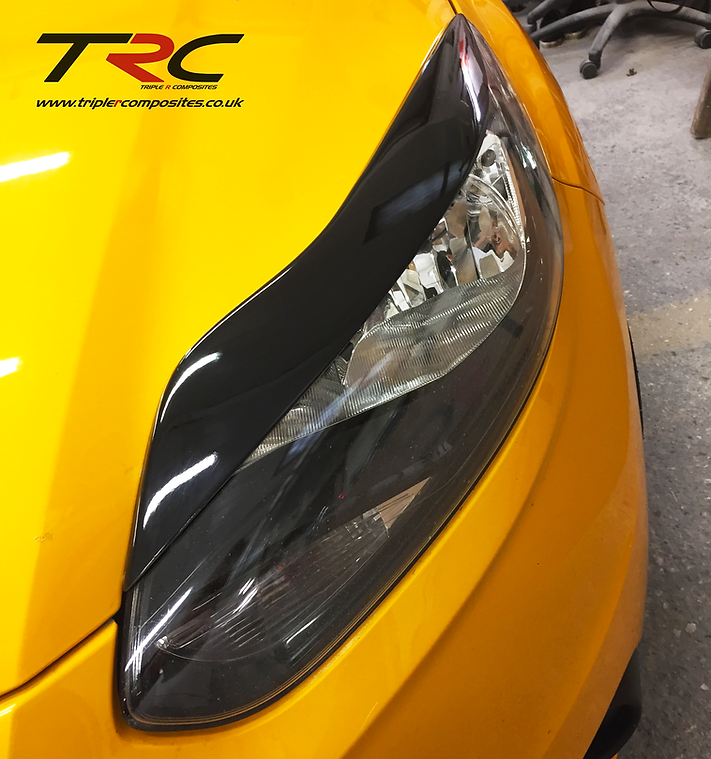 Ford Focus MK3 ST250/ MK3 ZS Headlight Brows - Triple R Composites - TMC Motorsport