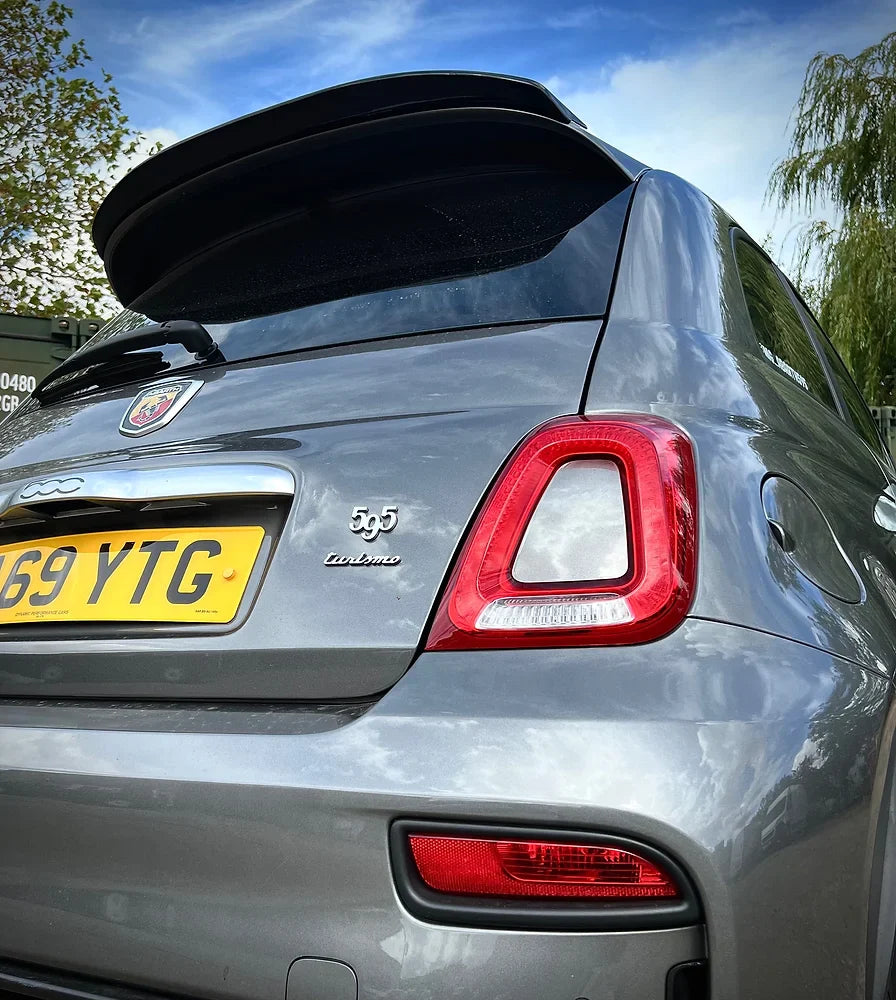 Abarth 500 / 595 / 695 Rear Spoiler Lip - Triple R Composites - Abarth Tuning