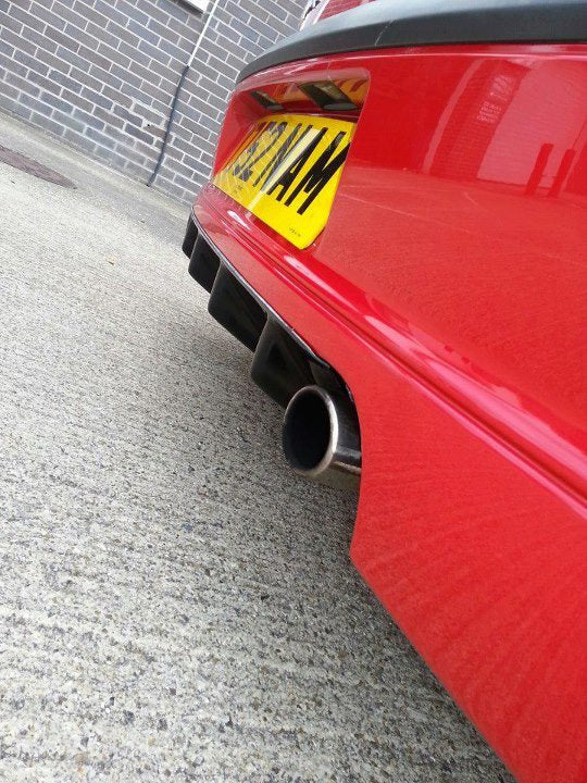 Fiesta MK5 ZS Rear Diffuser - Triple R Composites - TMC Motorsport
