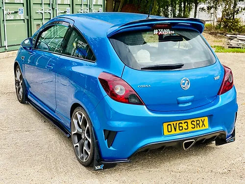 Vauxhall Corsa D VXR / LE Side Skirt Splitters - Triple R Composites - TMC Motorsport
