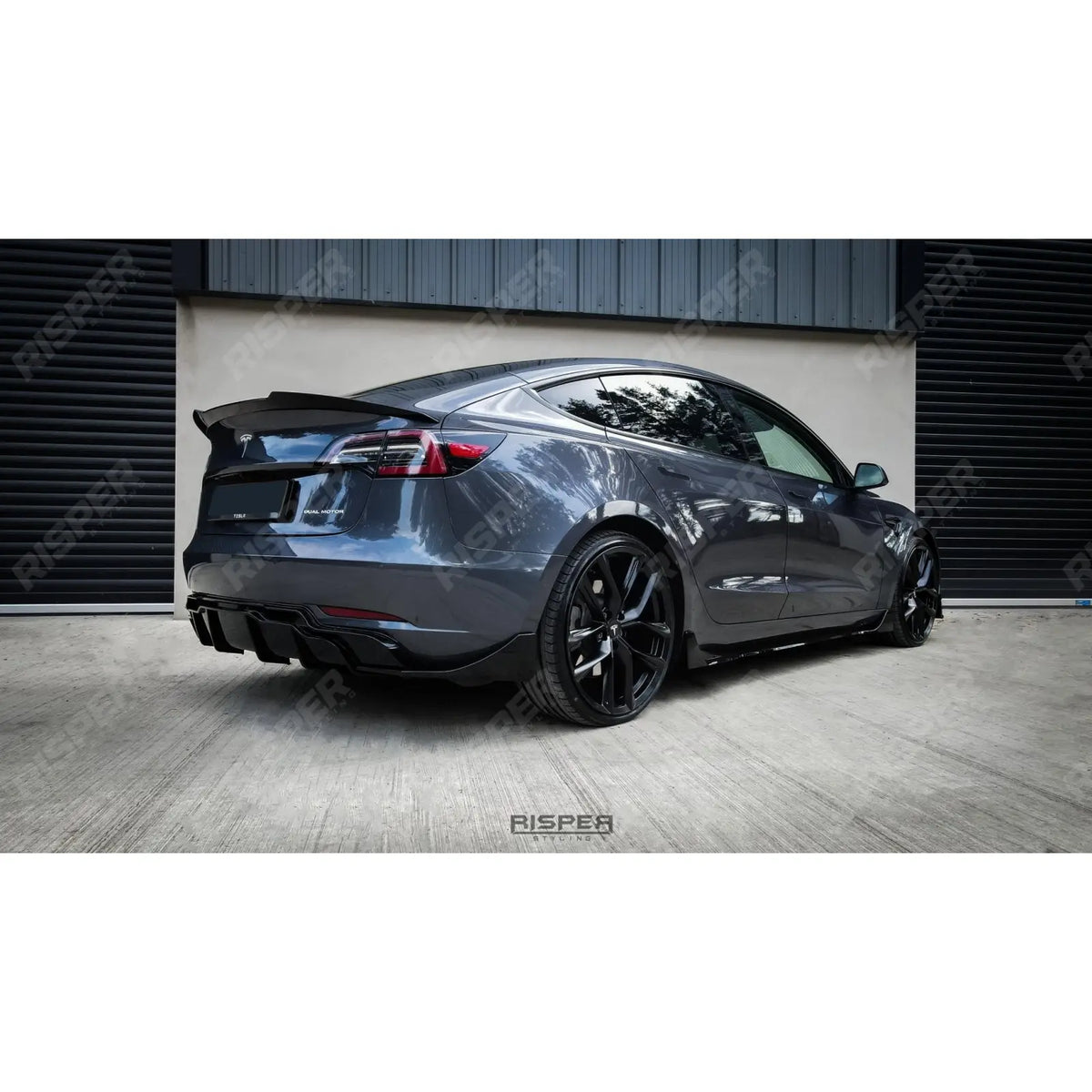 Fast Aero Body Kit In Gloss Black For Tesla Model 3 2018 - 2023