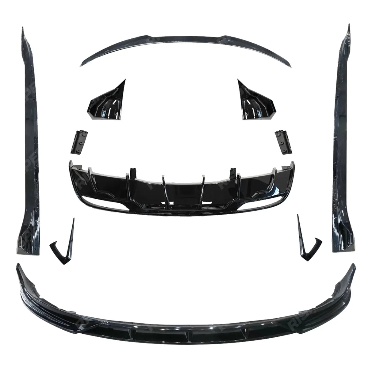 Fast Aero Body Kit In Gloss Black For Tesla Model 3 Facelift 2023 On