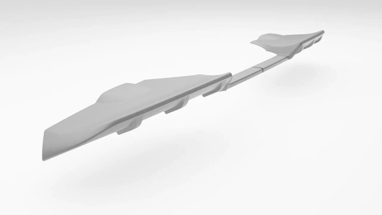 Ford Transit Custom 2023+ Barn Door V1 Spoiler In Primer - TMC Motorsport