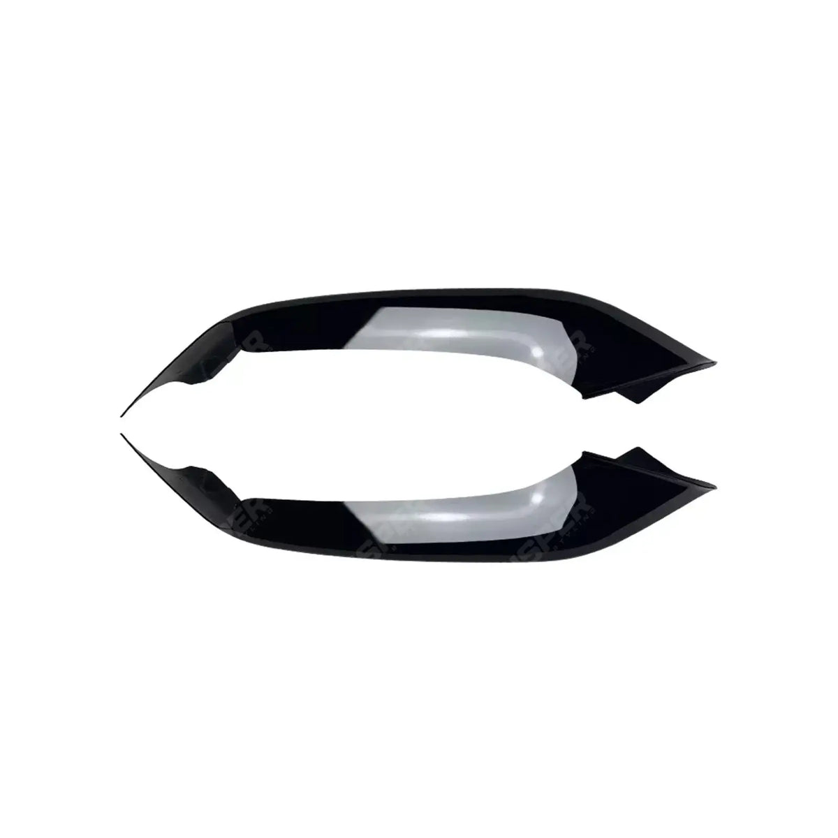 FRONT BUMPER CORNER SPLITTER IN GLOSS BLACK For BMW 5 SERIES G30 (PRE LCI) 2017-2020