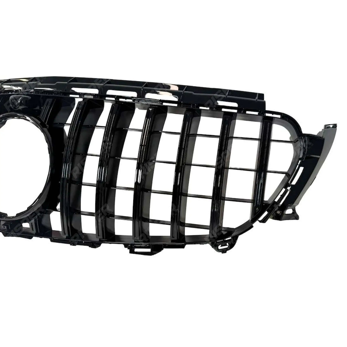 Front Grille In Gloss Black - Panamericana Style For Mercedes E Class W213 2016-2019