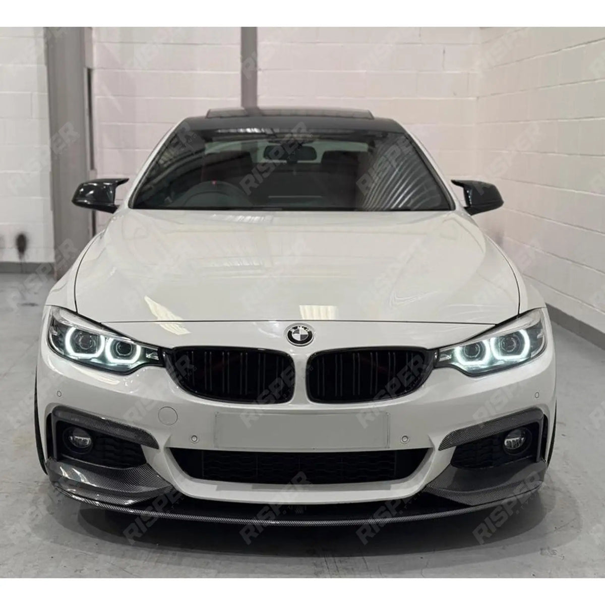 Front Splitter in Carbon Look For BMW 4 Series M Sport F32/F36 M Performance