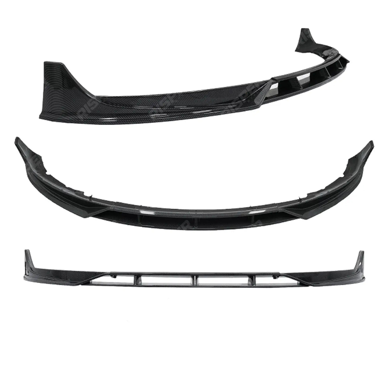 Front Splitter In Carbon Look For Tesla Model 3 2018 - 2023