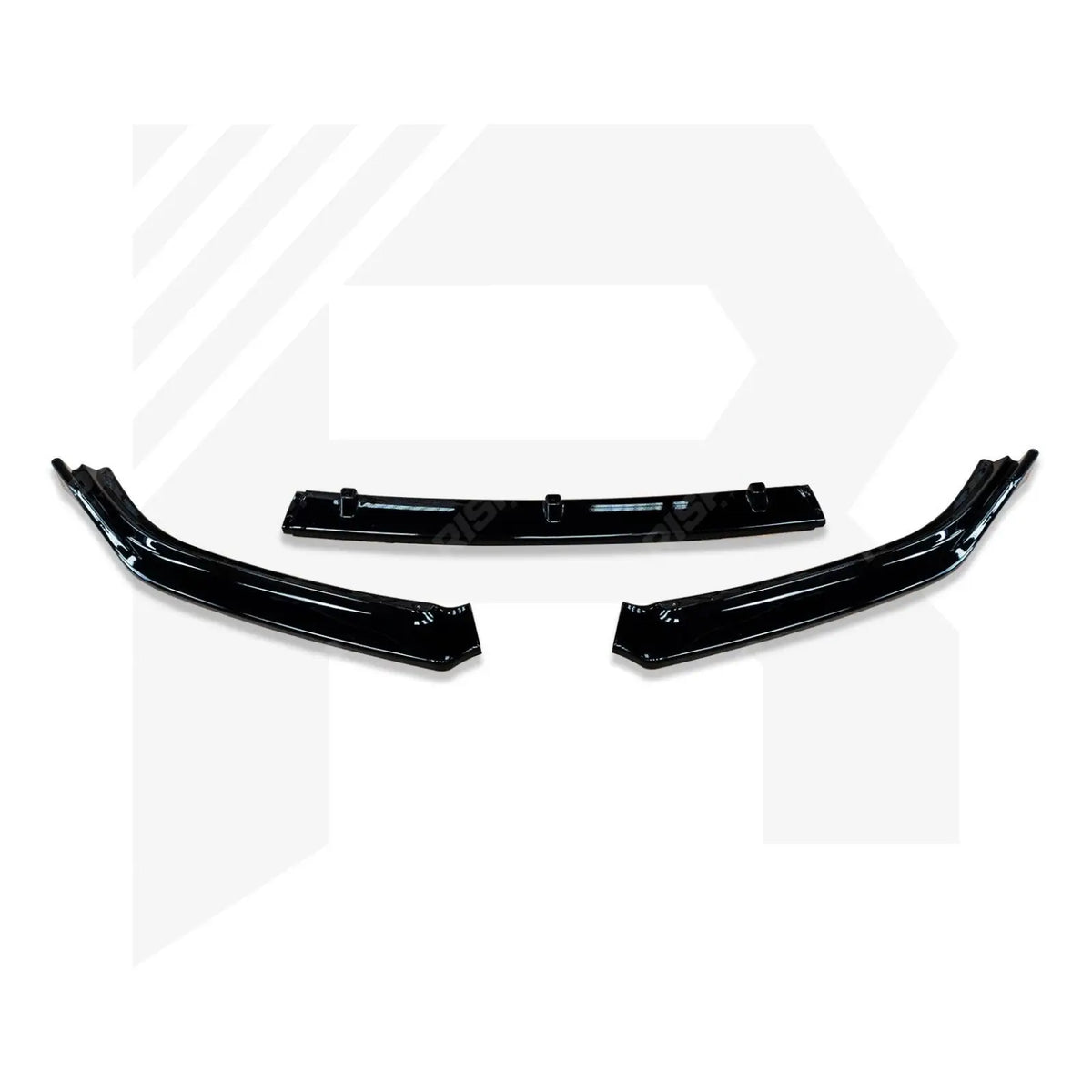 Front Splitter In Gloss Black For Volkswagen Polo MK5 6R 6C 2009-2017 GTI R