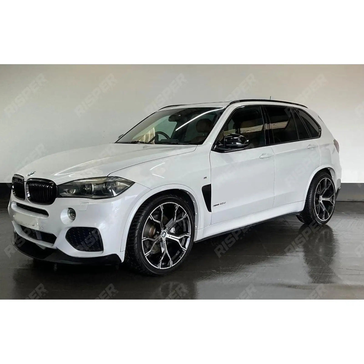 Front Splitter Lip in Gloss Black For BMW X5 F15 M Sport 2013-2018