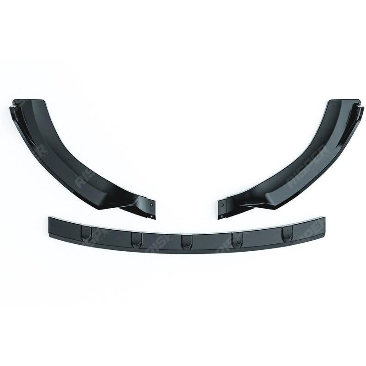 Front Splitter Lip In Gloss Black For Mercedes E Class W214 2024+