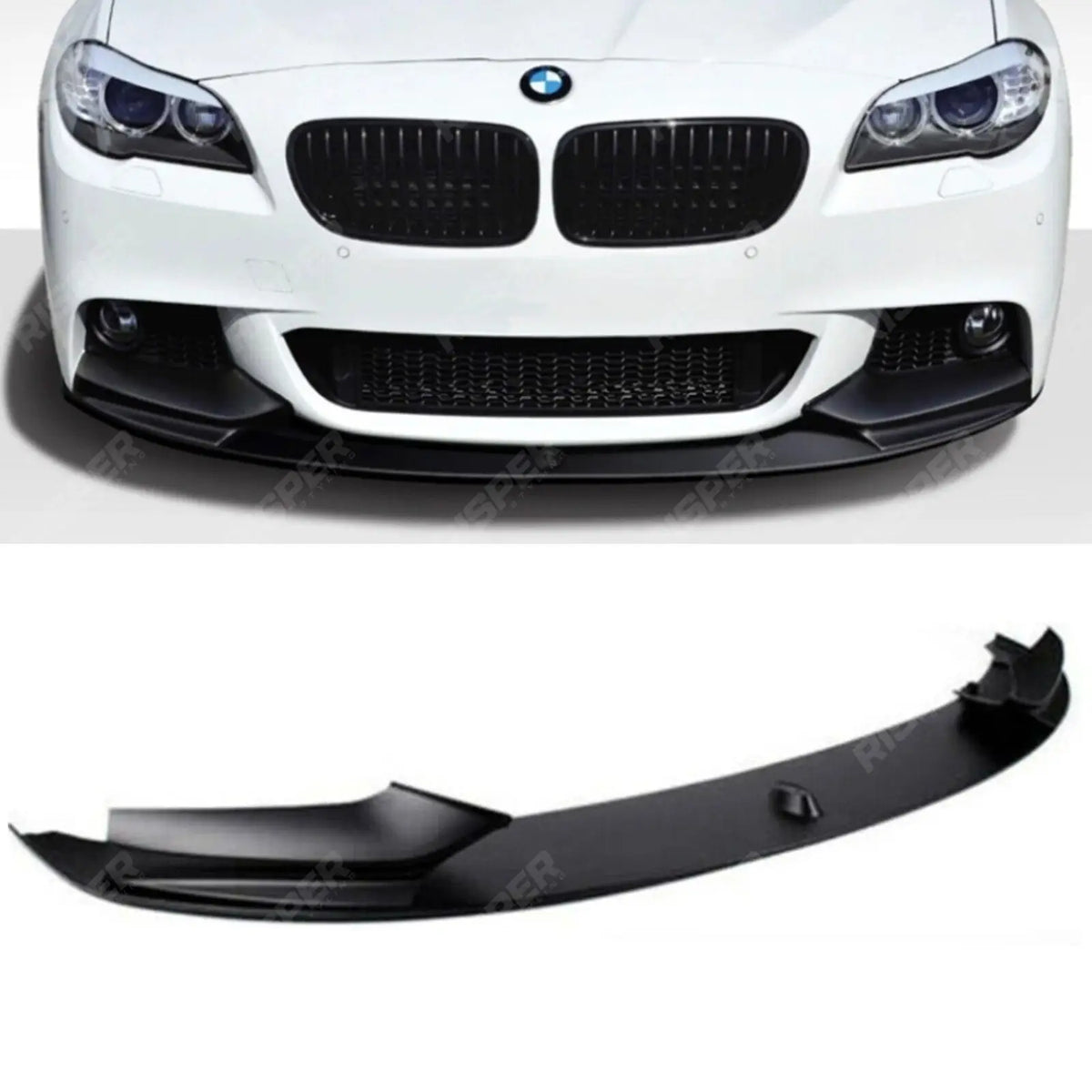 Front Splitter Lip in Matte Black For BMW 3 Series F30 F35 M Sport 2011-19