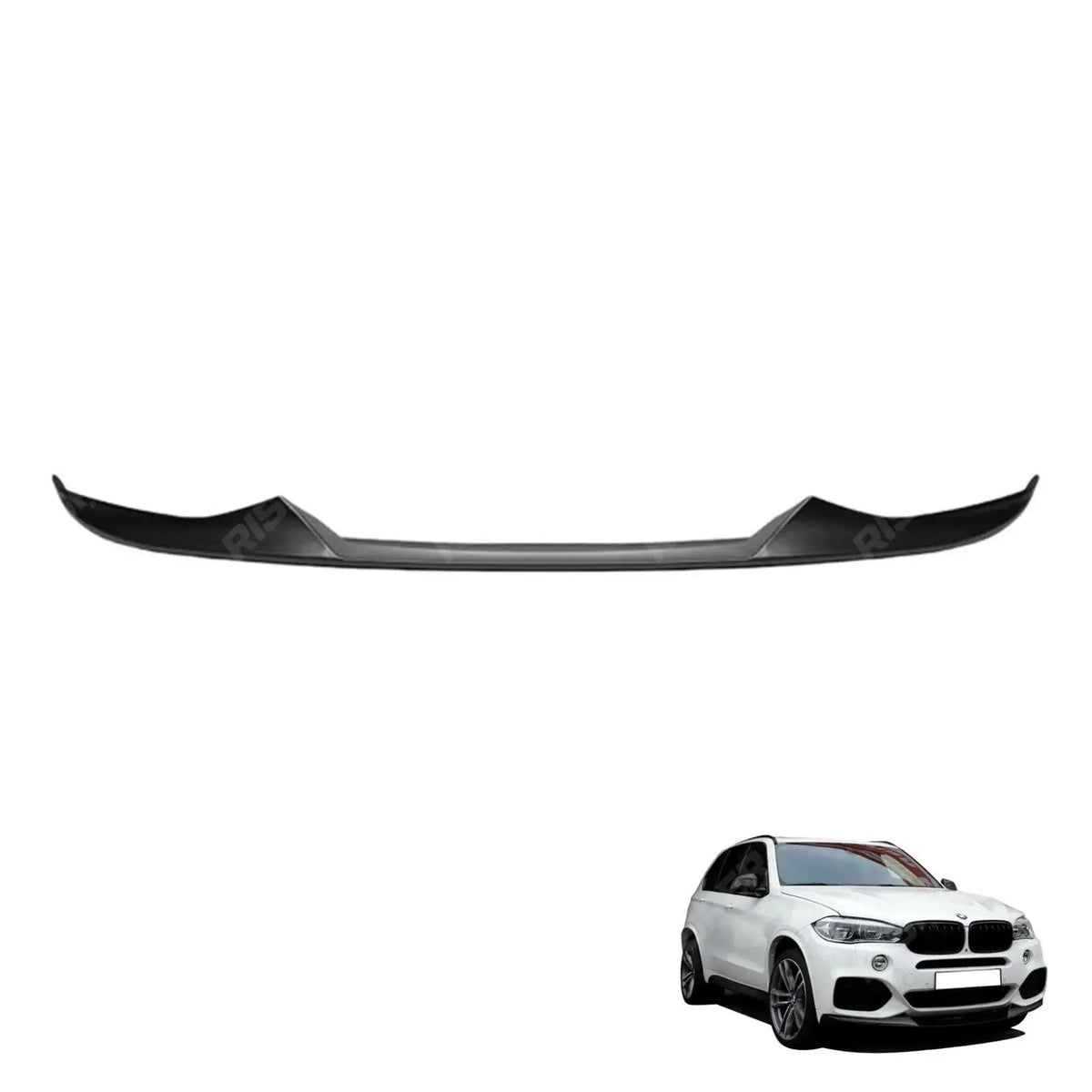 Front Splitter Lip in Matte Black For BMW X5 F15 M Sport 2013-2018