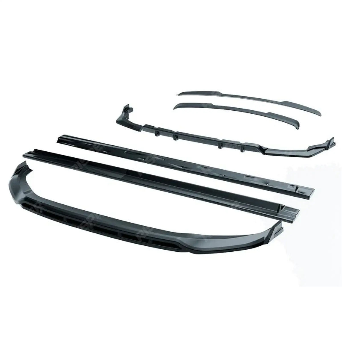 Full Aero Low Line Kit In Gloss Black For Audi Q8 S-Line 2023+