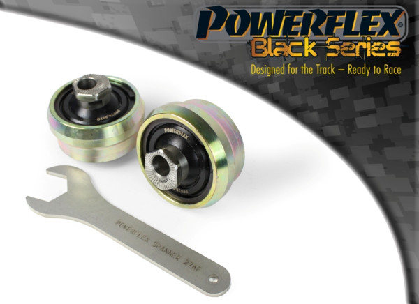 Powerflex BLACK Front Wishbone Rear Bush Caster Adjust PFF76-902GBLK for Toyota Yaris GR - TMC Motorsport