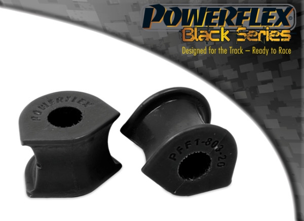 Powerflex Black Front Anti Roll Bar Bush (95-02) 20mm PFF1-803-20BLK Alfa GTV & Spider 2.0 & V6, 916 - TMC Motorsport