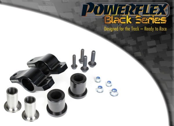 Powerflex Black Front Wishbone Rear Bush Caster Offset PFF19-803GBLK for Ford Focus Mk1 - TMC Motorsport
