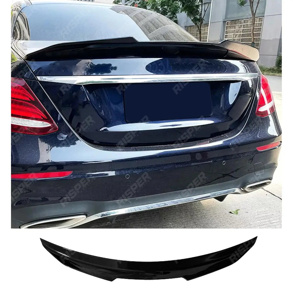 Gloss Black PSM Duck Tail Spoiler For Mercedes E Class W213 2016-2020