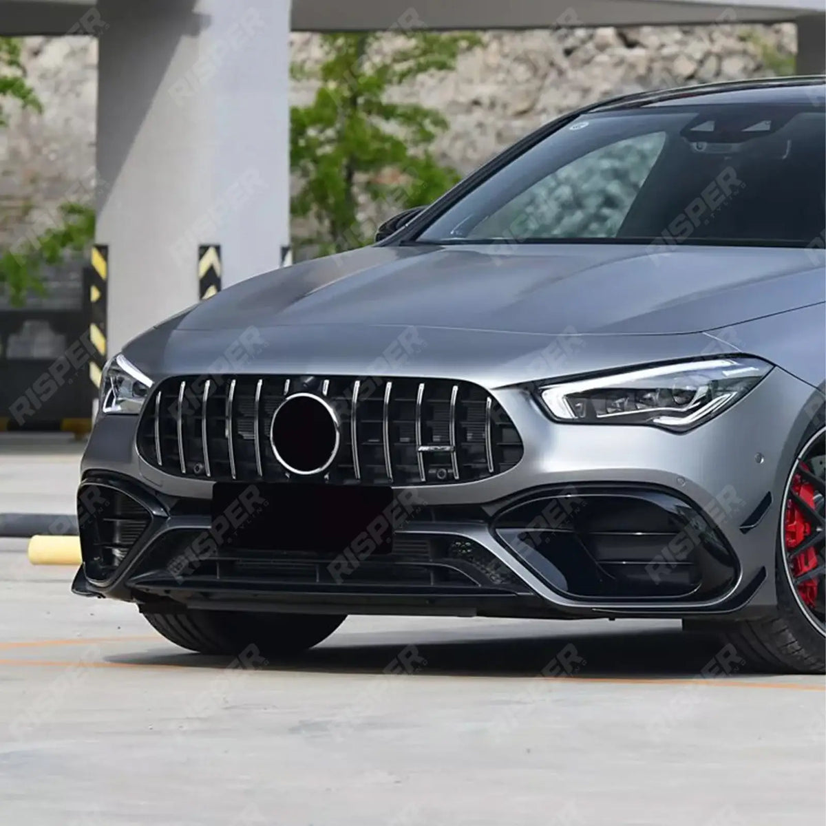 GT Grill in Black & Silver For Mercedes CLA C118 2020+