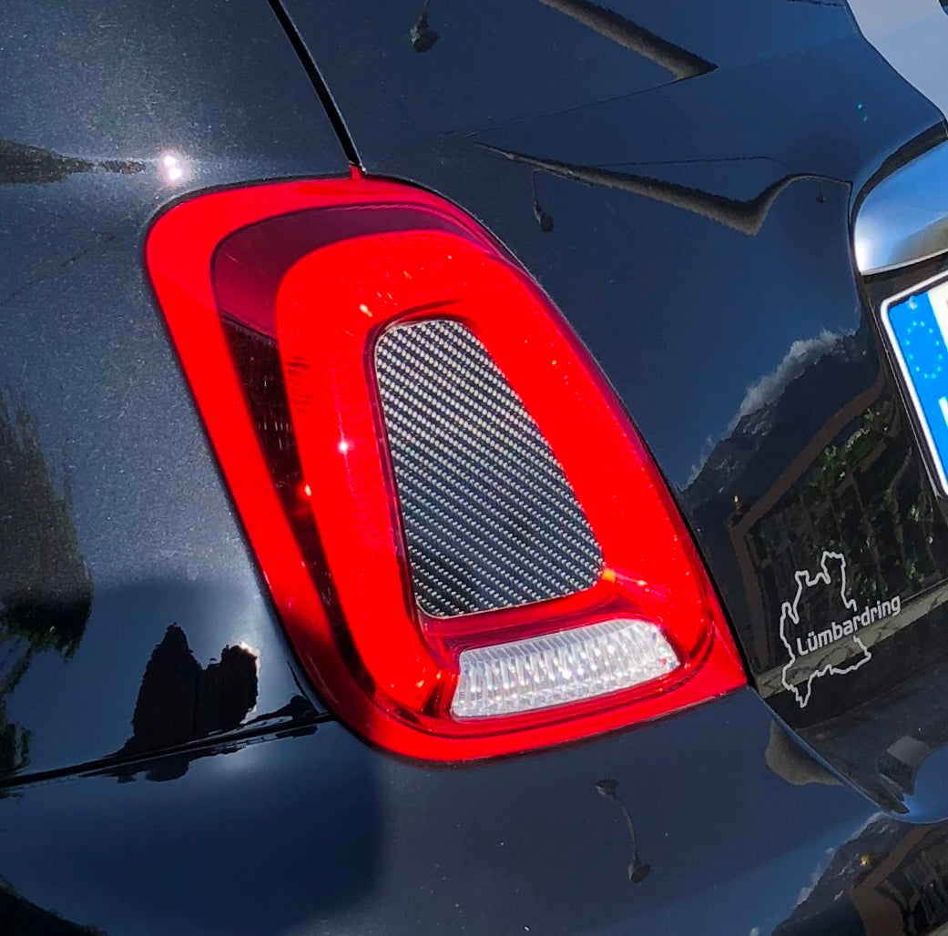 Abarth 595/695 Series 4 Cars Only Central Tail Light Trim - Pair - TMC Motorsport