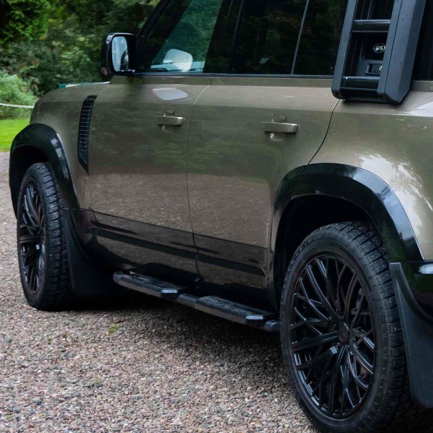 Land Rover Defender 110 2020 Genuine Gloss Black Wheel Arch Kit - TMC Motorsport