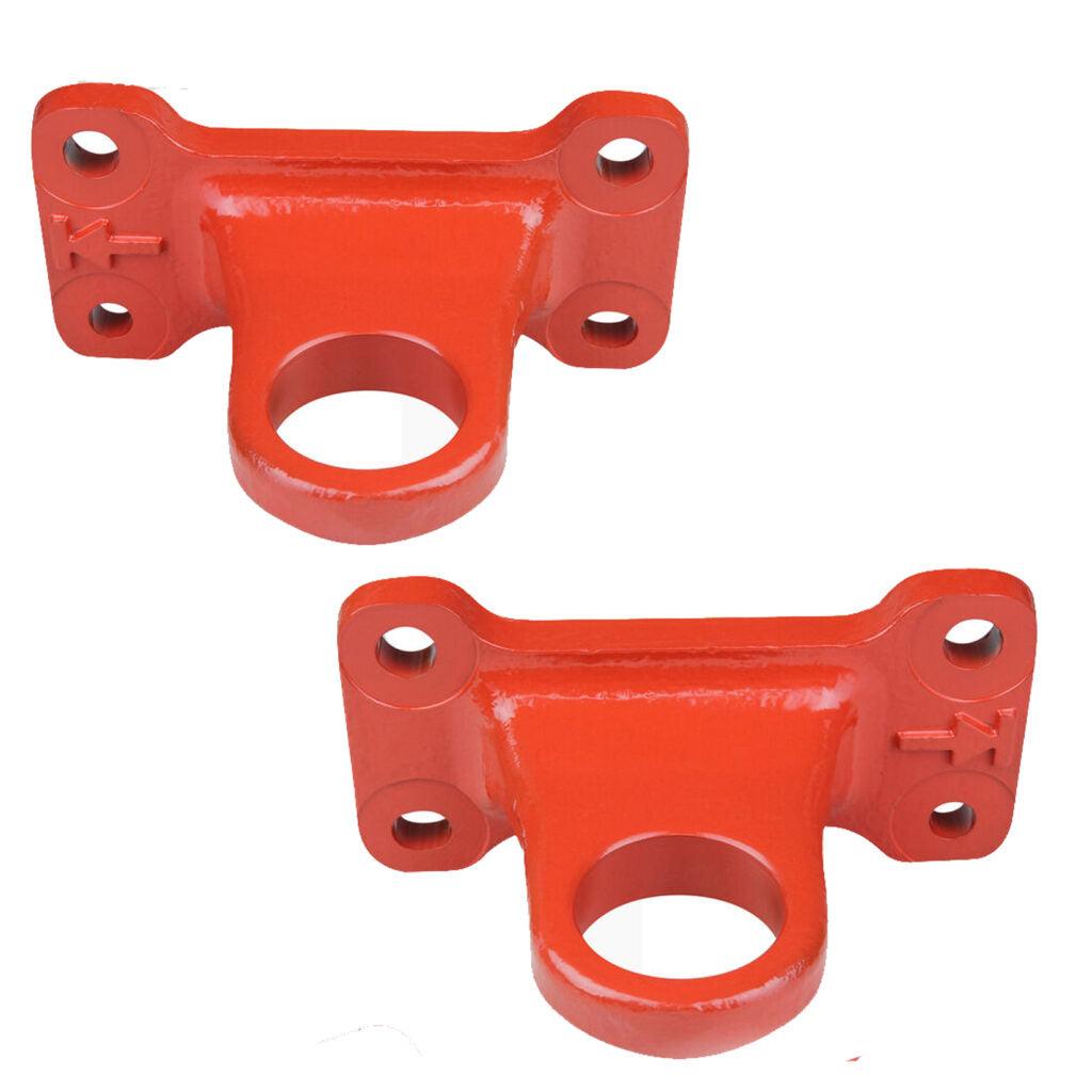 Land Rover Defender L663 90/110/130 2020 On OEM Style Rear Tow Hook Pair - in Red - TMC Motorsport