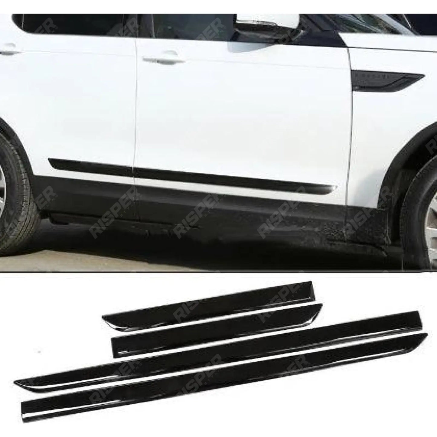 Land Rover Discovery 5 2017-2019 – Black Dynamic Door Mouldings Side Trim