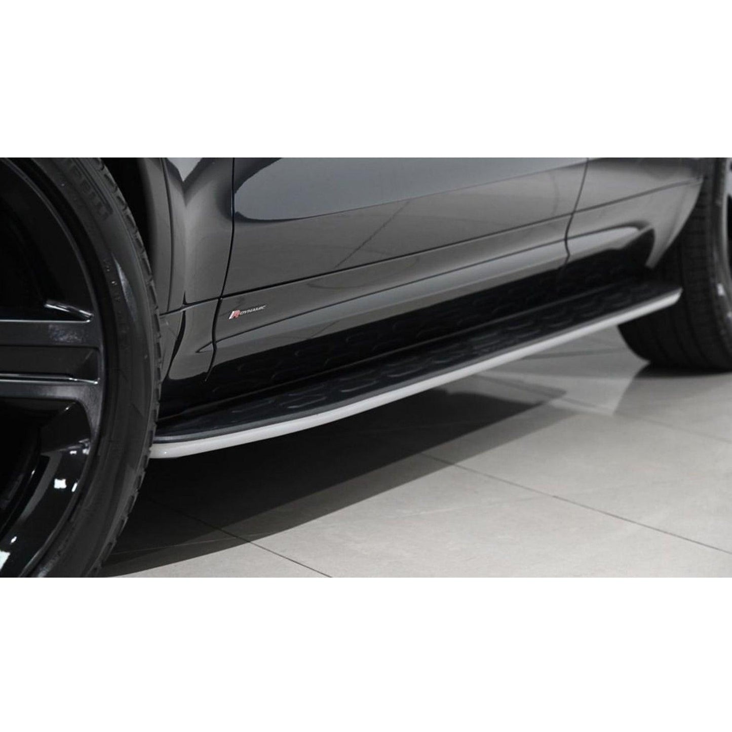 Land Rover Discovery 5 2017 Onward OEM Style Side Steps Running Boards “ Pair “ Black/Silver - TMC Motorsport