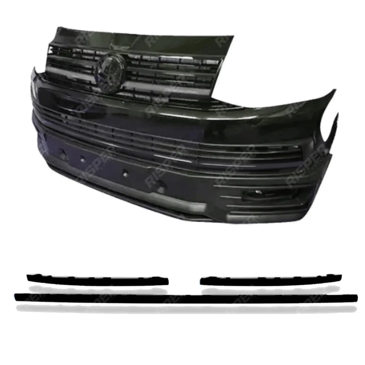 Lower 3 Piece Clip In Grille Streamer For VW T6 Transporter 2015-2019