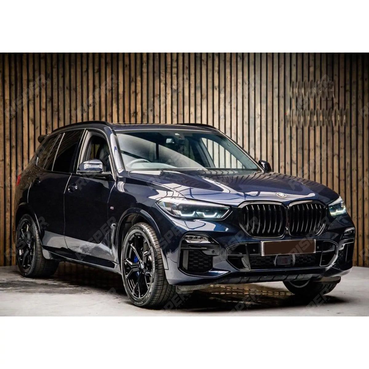 M Performance Solid Slat Grille Gloss Black For BMW X5 G05 2018-2022