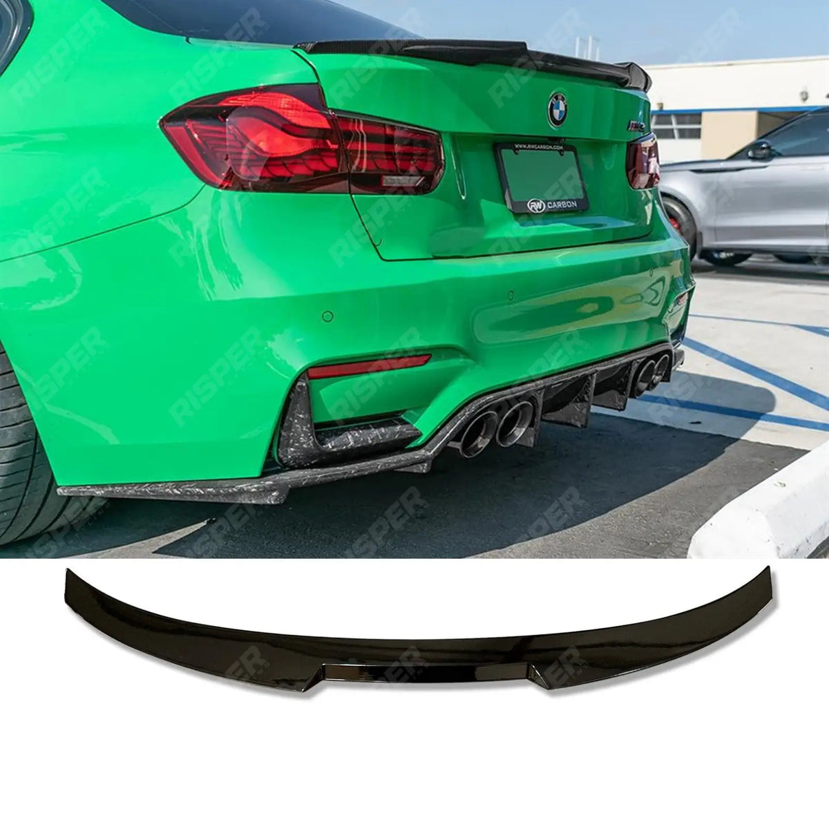 M3 Style Rear Spoiler In Gloss Black For BMW 3 Series F30/F35/F80 2011-2019